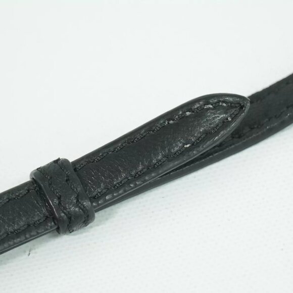 FENDI Micro Bucket Monster 8M0354 Leather 2way Shoulder Handbag Black Silver - Picture 9 of 12